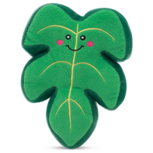 Load image into Gallery viewer, Zippy Paws Monstera Leaf Pattiez Plush Squeaker Toy
