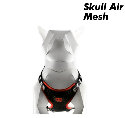 Zee.Dog Skull Air Mesh Harness